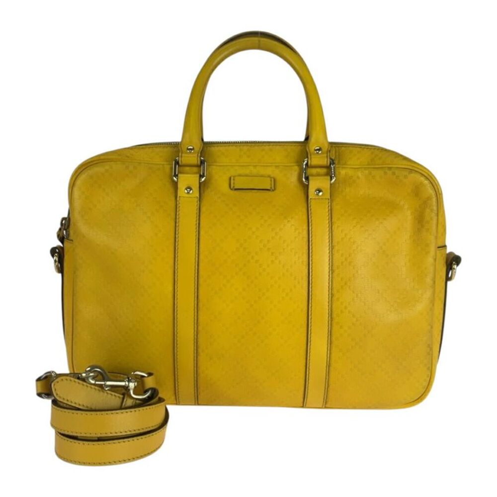 Gucci Diamante Leather Briefcase